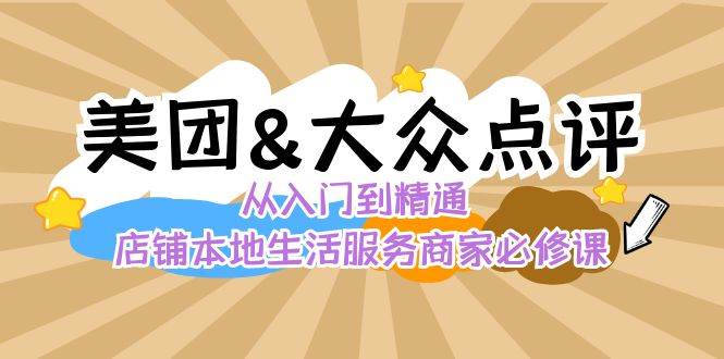 美团 大众点评 从入门到精通：店铺本地生活 流量提升 店铺运营 推广秘术 评价管理