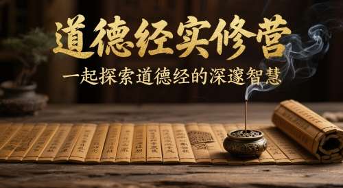 道德经实修营，一起探索道德经的深邃智慧